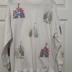 Disneyland Holographic Castle Sweatshirt